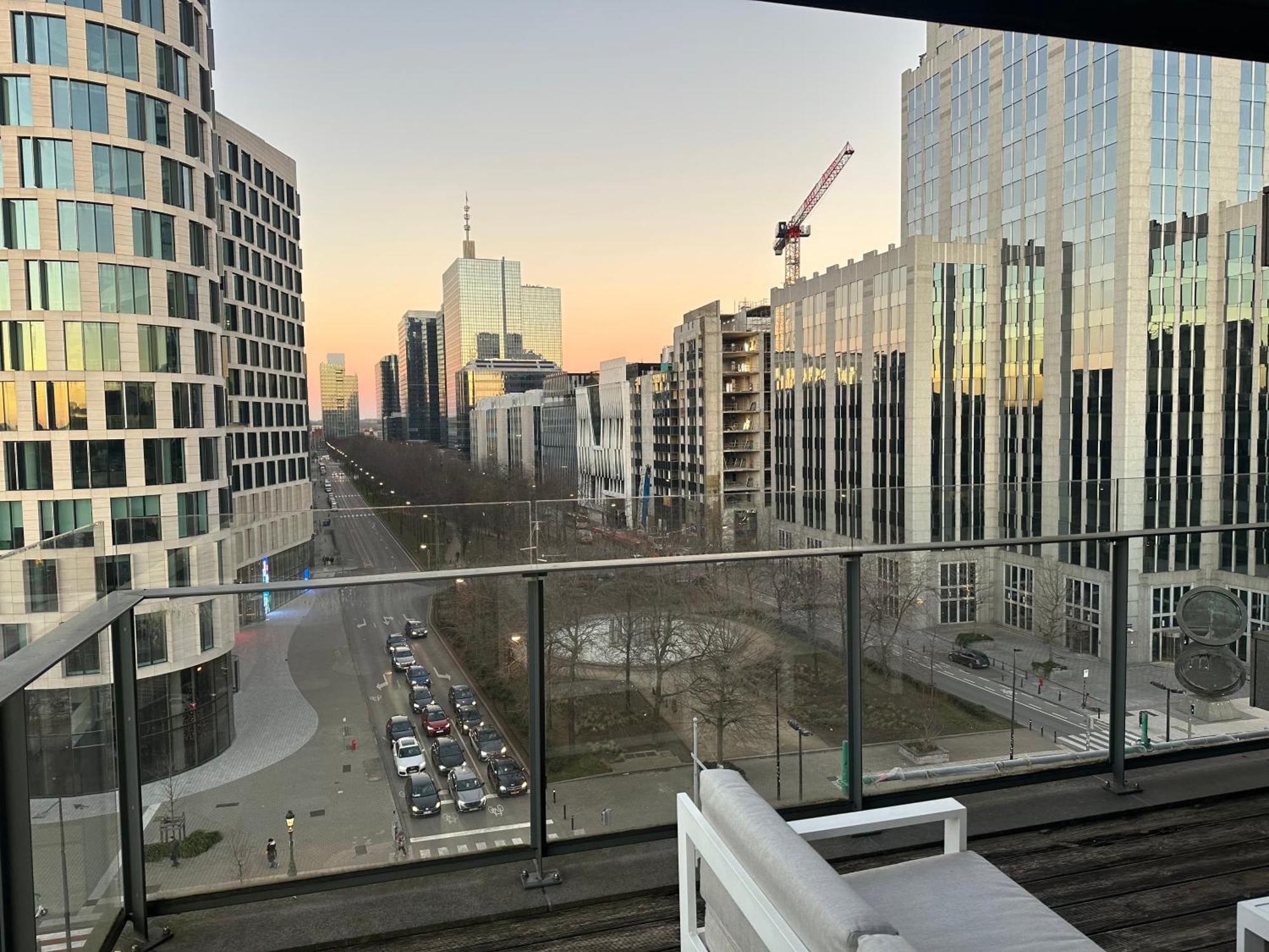 Apartment With Stunning View In City Center Brusel Exteriér fotografie