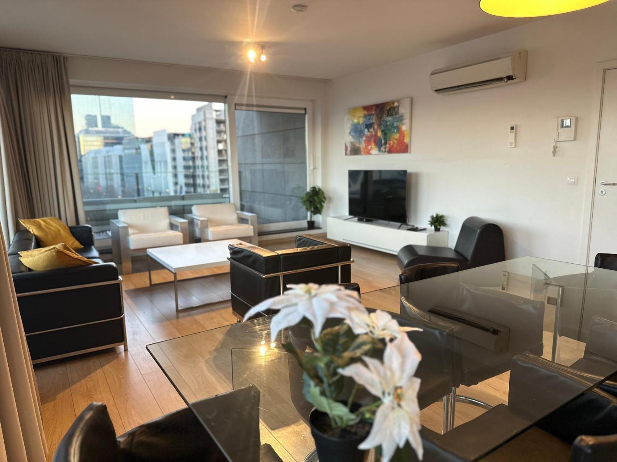 Apartment With Stunning View In City Center Brusel Exteriér fotografie
